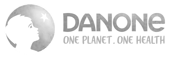 danone logo gray